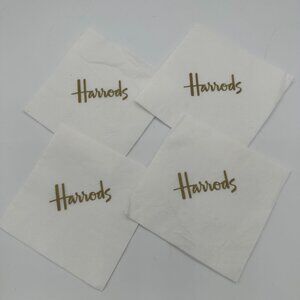 Harrods London Paper Napkins - Set of 4